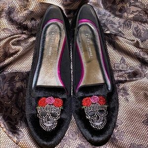 ASOS Lantern Skull embellished ballet flats